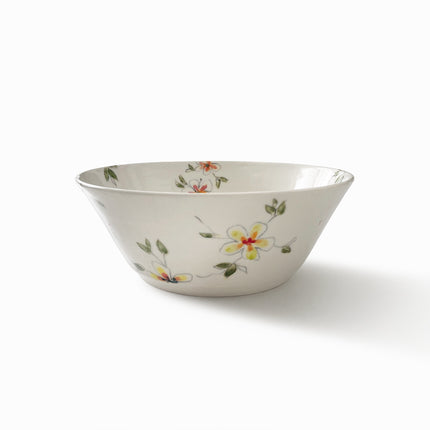 bol à salade en porcelaine - collection florale