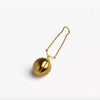 DAMMANN Frères - perforated stainless steel tea ball with tongs - titanium gold finish