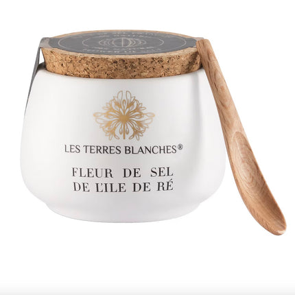 Les Terres Blanches - fleur de sel de Île de Ré - with spoon