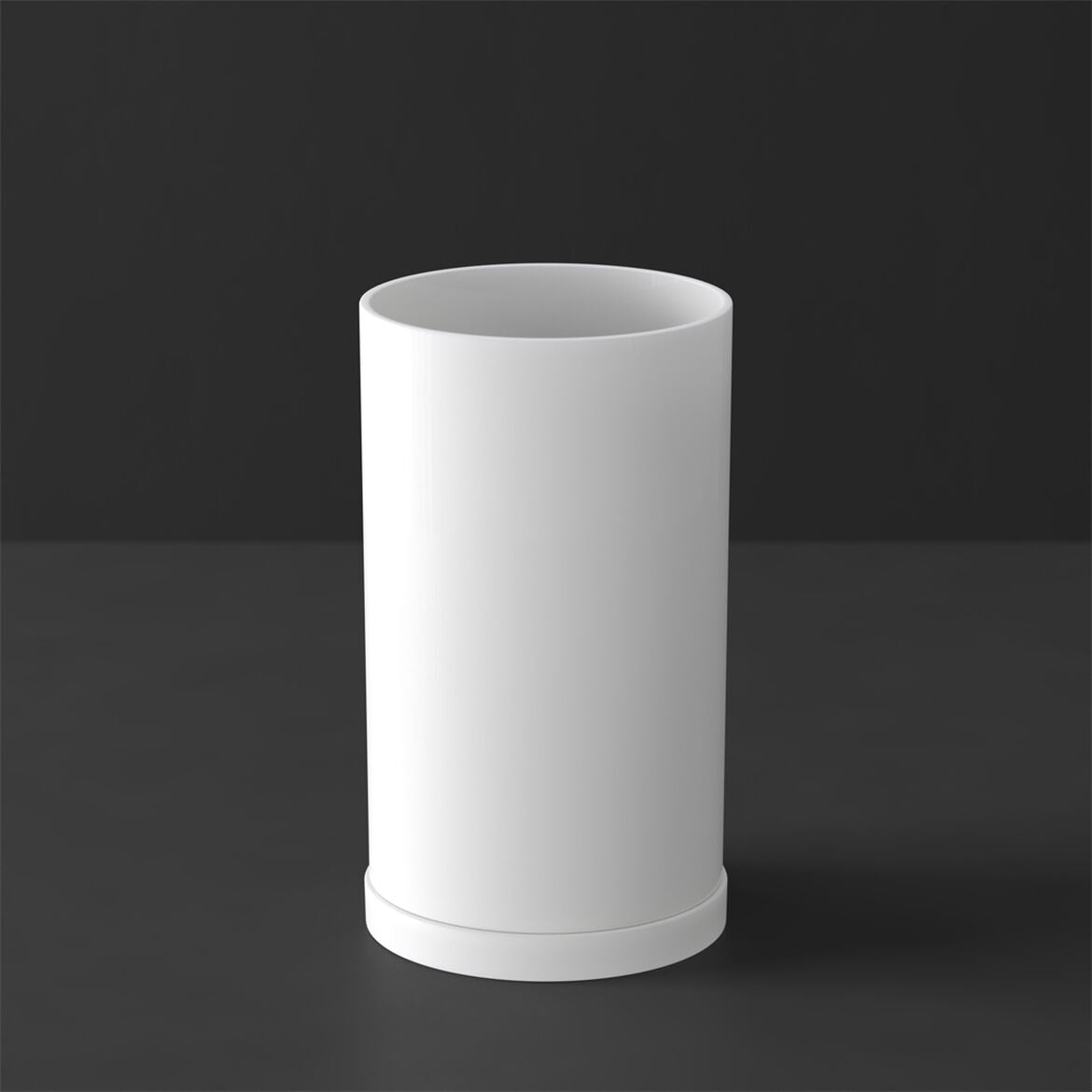 metrochic blanc premium bone porcelain tea light holder - signature collection