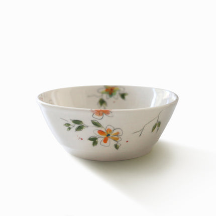 bol à soupe en porcelaine collection fleurie