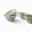 floral collection porcelain salad bowl