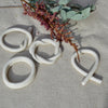 handcrafted porcelain napkin rings