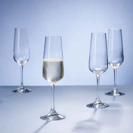 champagne crystal flute