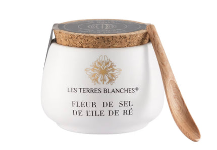 Les Terres Blanches - fleur de sel de l’Île de Ré - avec cuillère