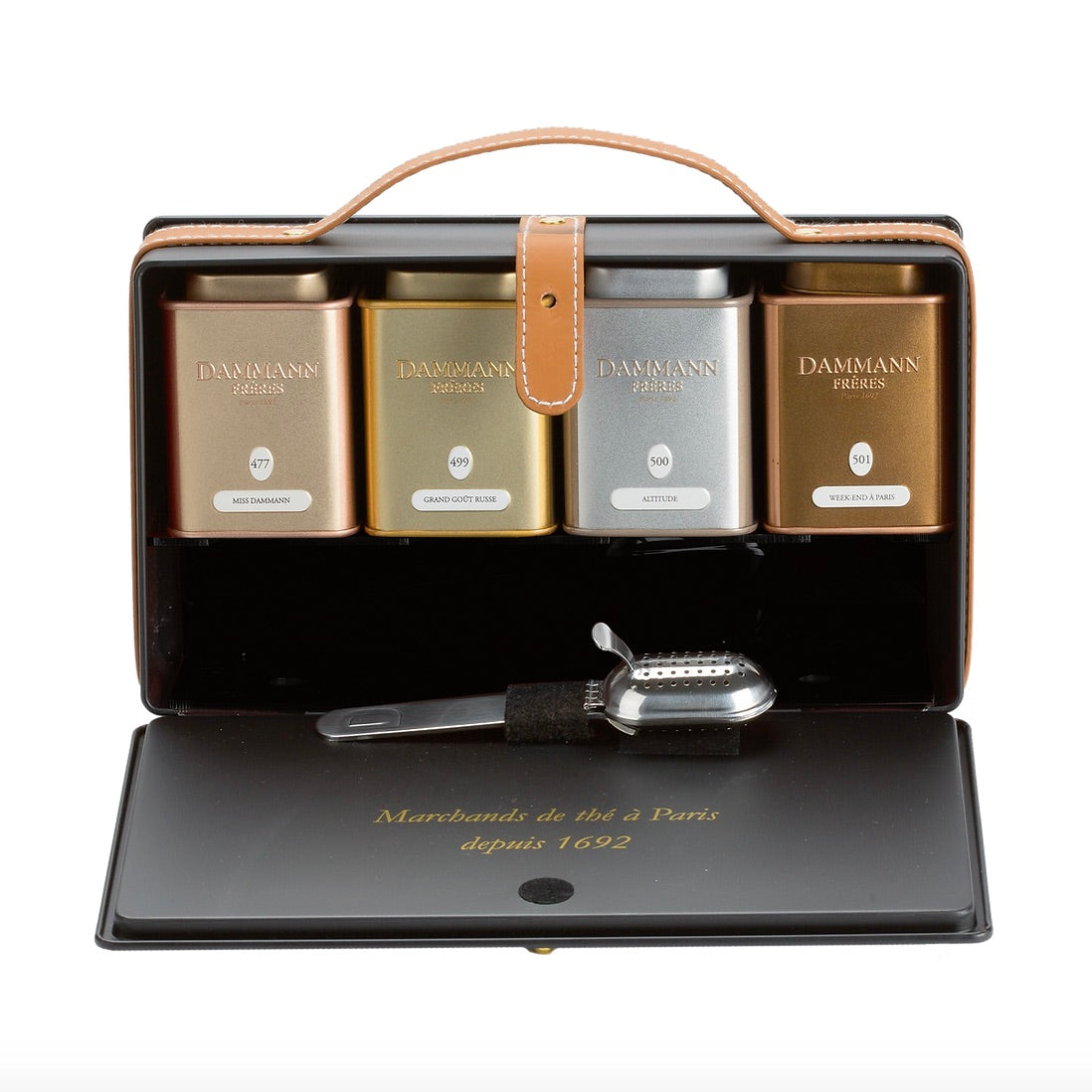 DAMMANN Frères - superbe coffret cadeau thé boites